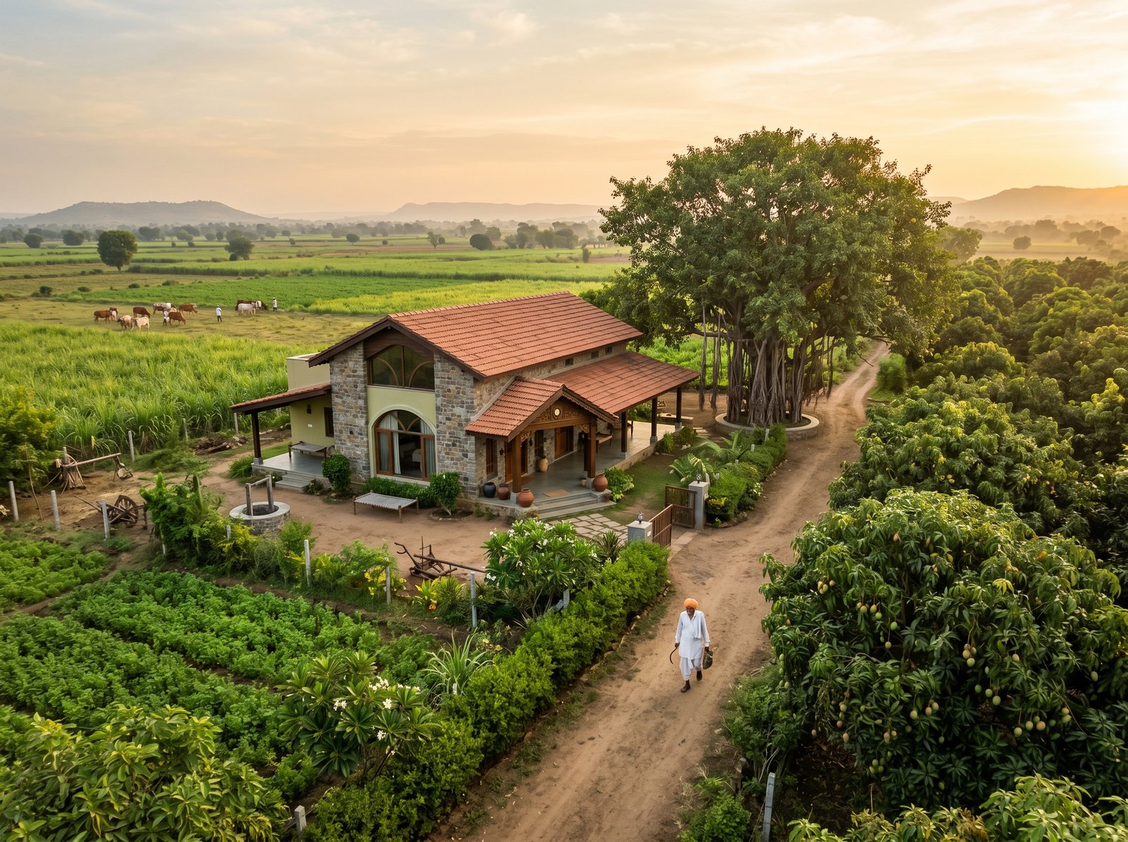 Premium countryside farmhouse