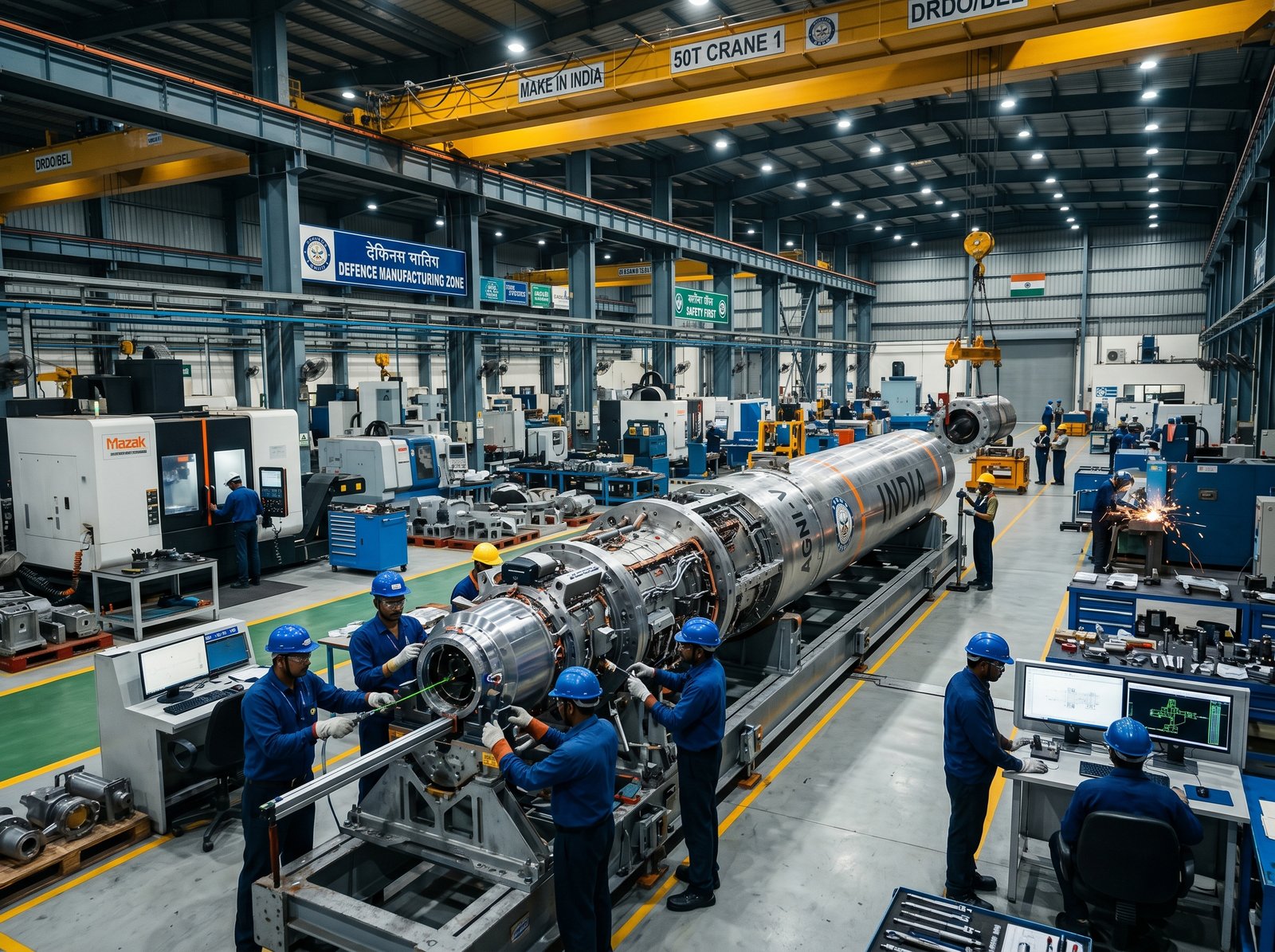 Modern engineering manufacturing facility